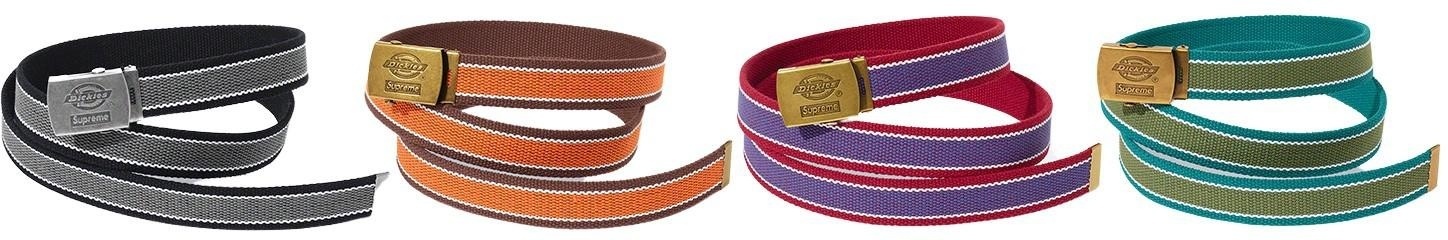 Supreme®/Dickies® Stripe Webbing Belt